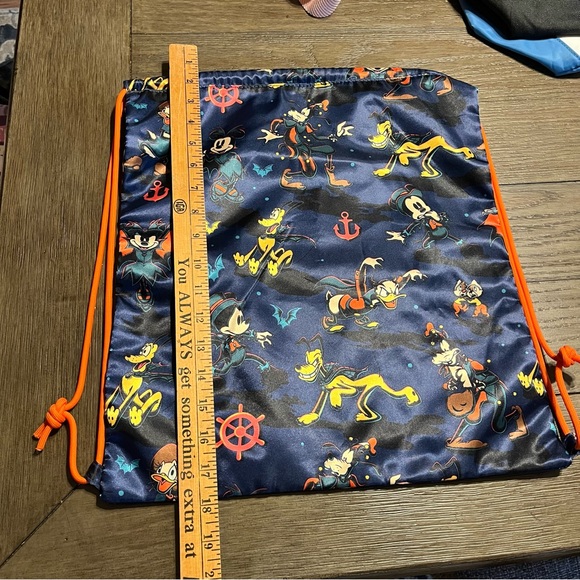 Disney Kids Drawstring Backpack Set - Pink and Navy - Picture 6 of 6